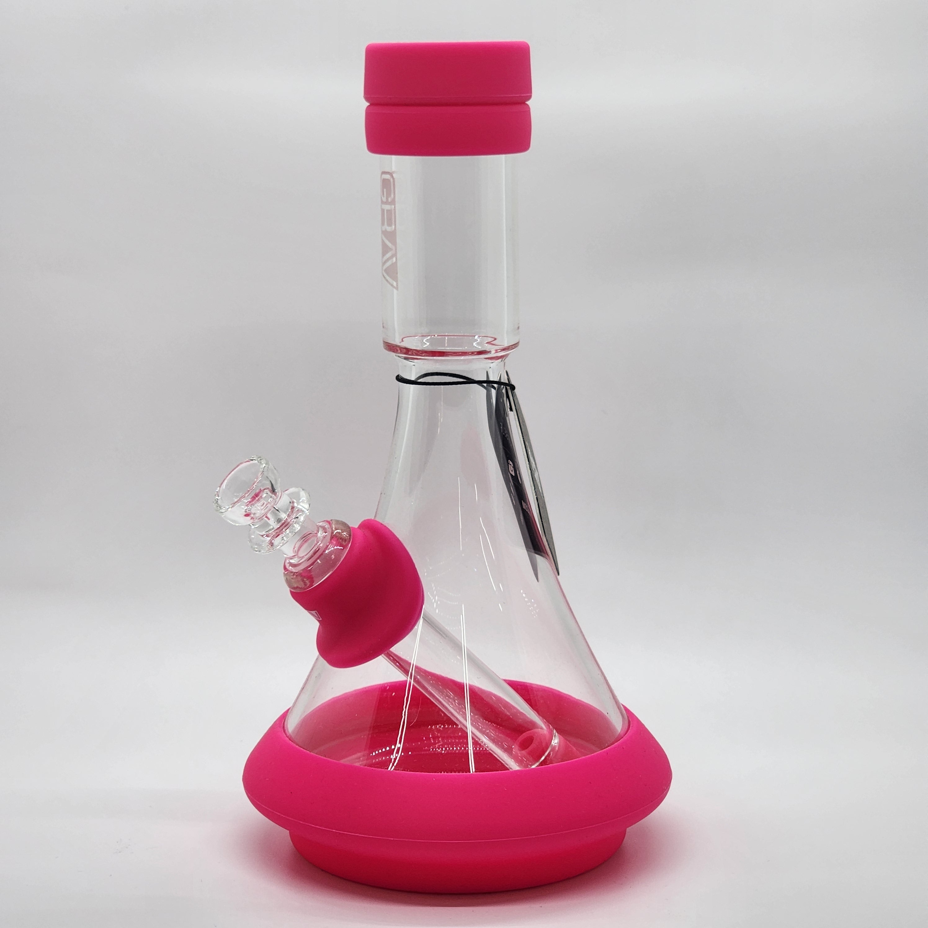 GRAV Deco Beaker with Silicone Accents - Quantum Scientific Glass