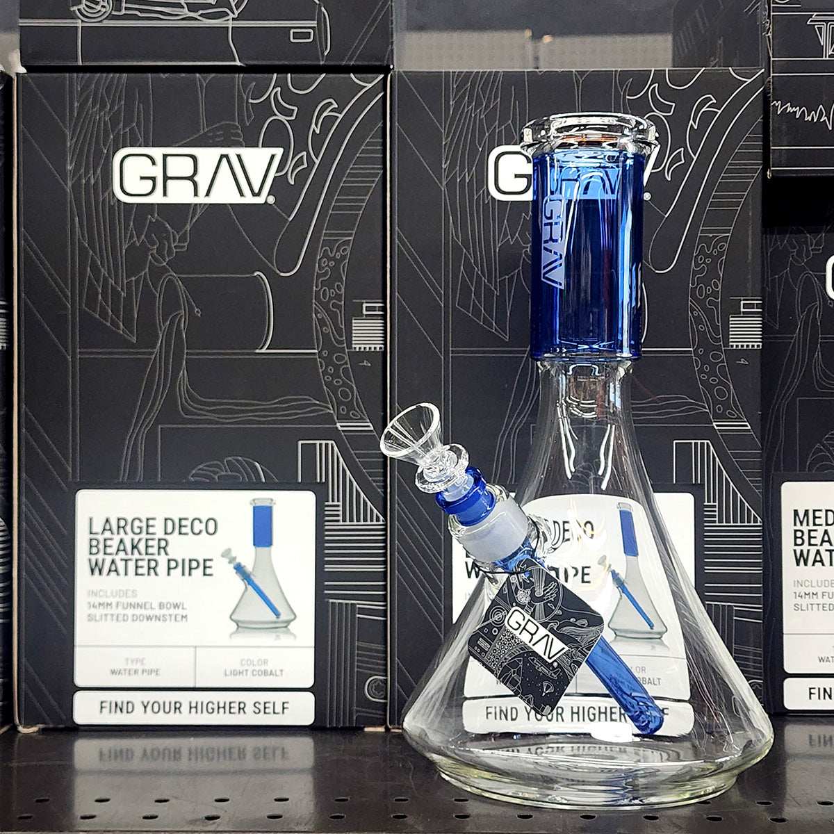 GRAV Large Deco Beaker Water Pipe