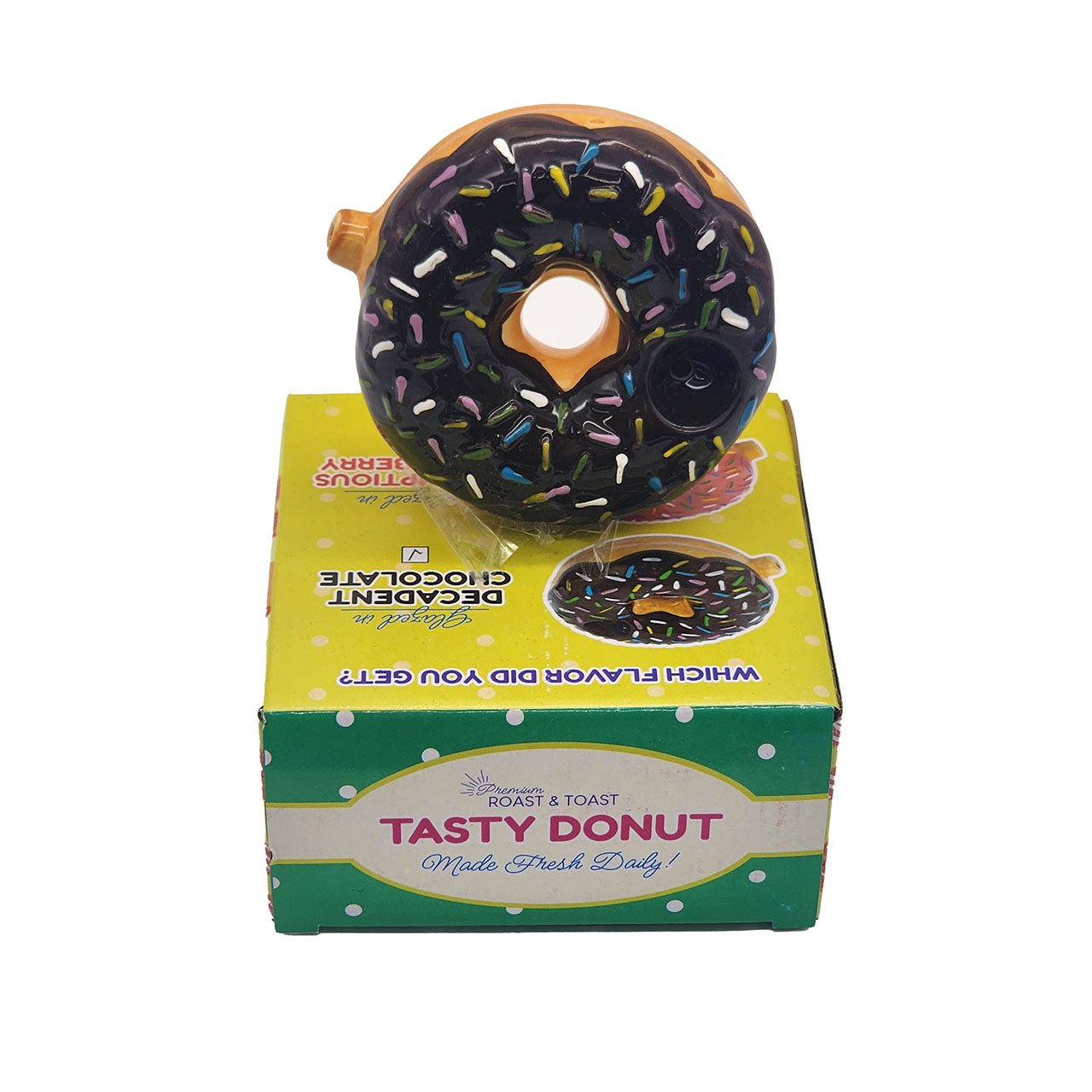 Chocolate Donut Ceramic Smoking Hand Pipe