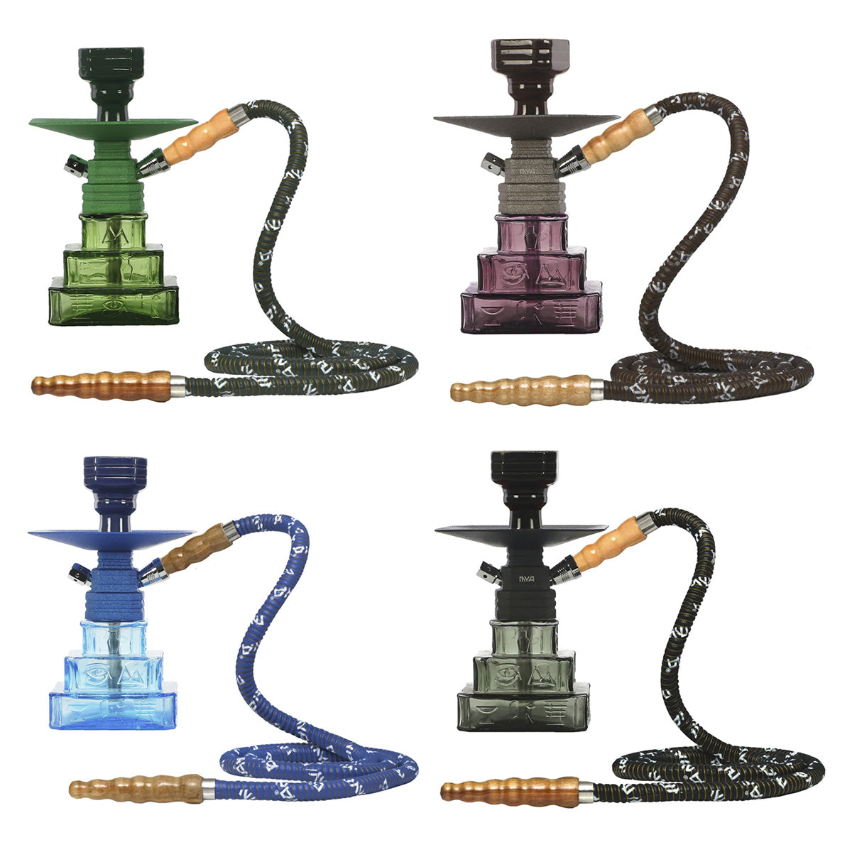 MYA TUT 292 Glass Small Hookah