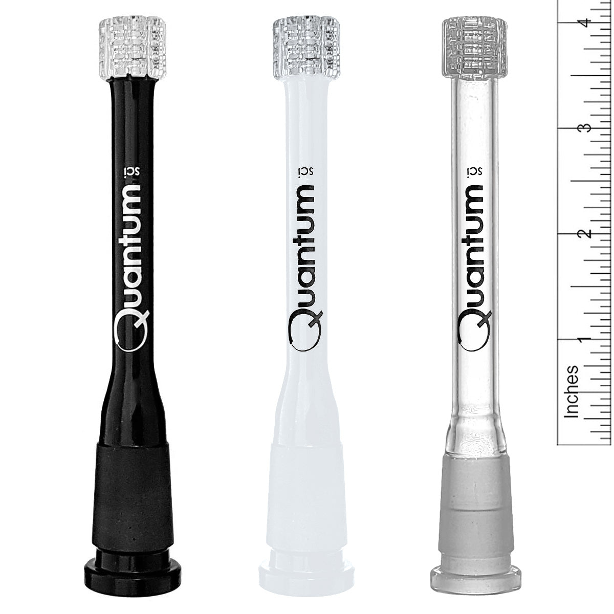 Quantum Sci Glass Downstem with Matrix Diffuser - 18mm - Quantum Scientific Glass