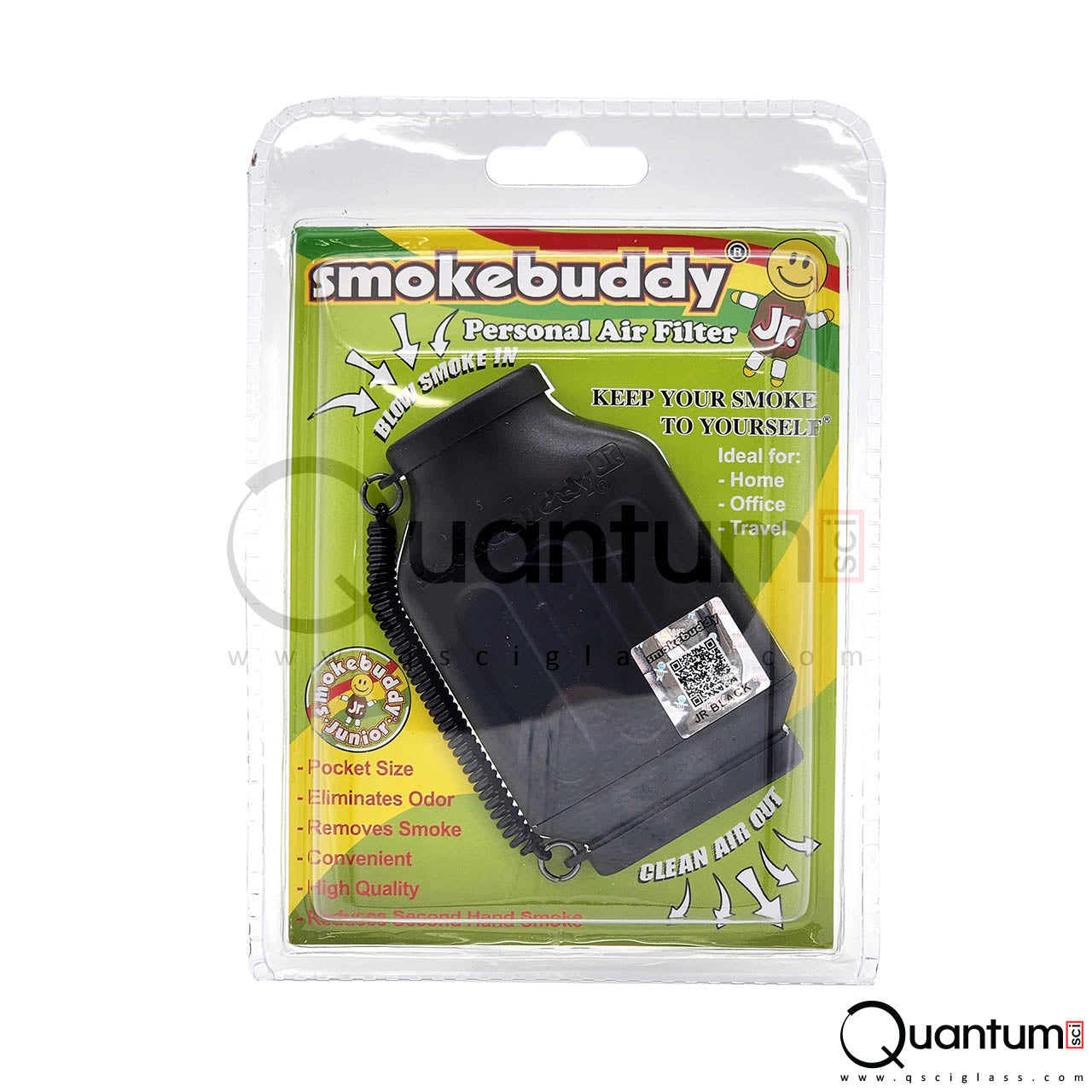 Smoke Buddy Jr Personal Air Filter - Quantum Scientific Glass