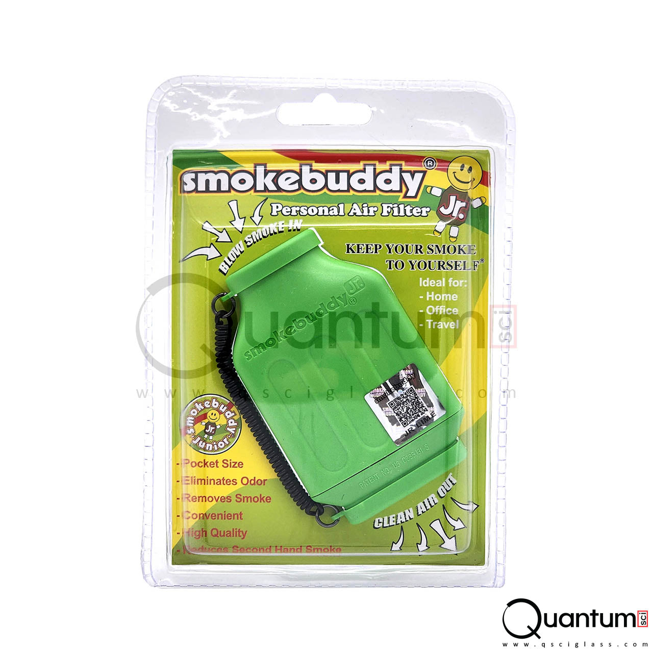 Smoke Buddy Jr Personal Air Filter - Quantum Scientific Glass