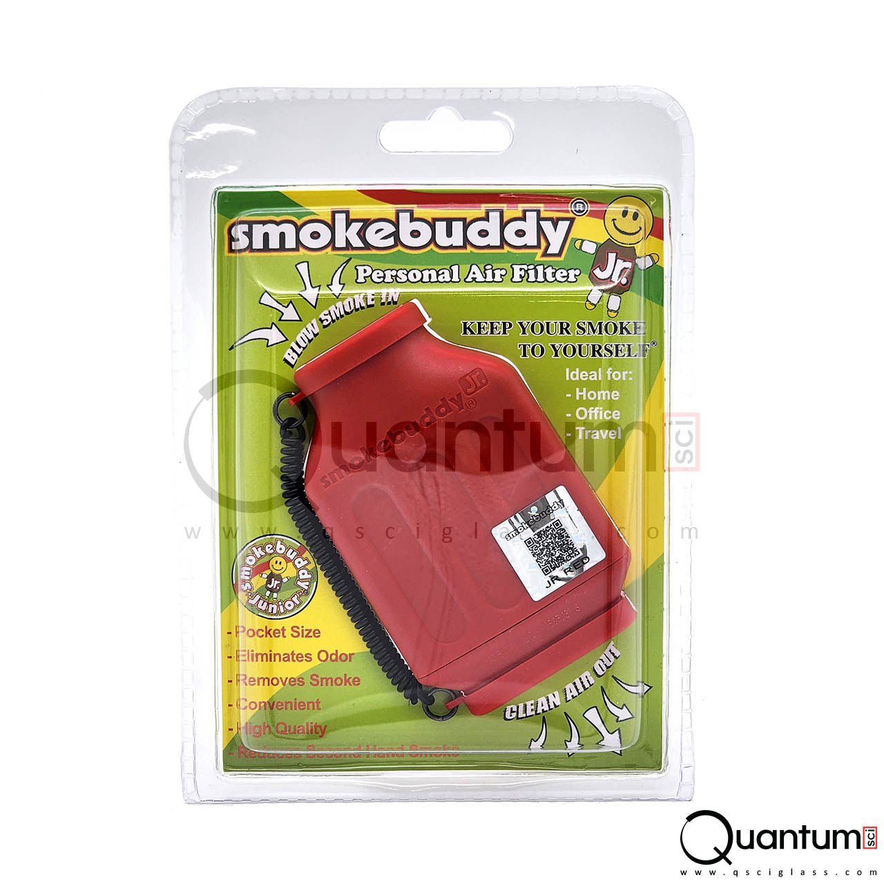 Smoke Buddy Jr Personal Air Filter - Quantum Scientific Glass