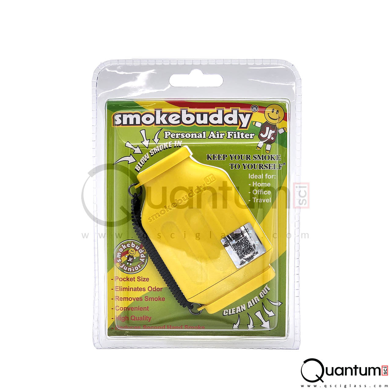 Smoke Buddy Jr Personal Air Filter - Quantum Scientific Glass