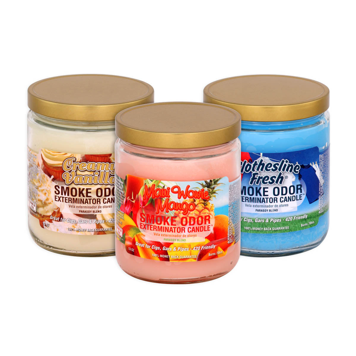 Smoke Odor Candle - Quantum Scientific Glass