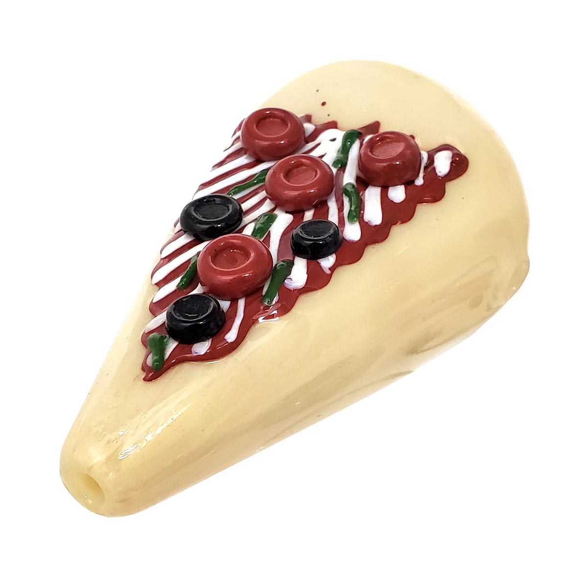 Pizza Hand Pipe - Quantum Scientific Glass