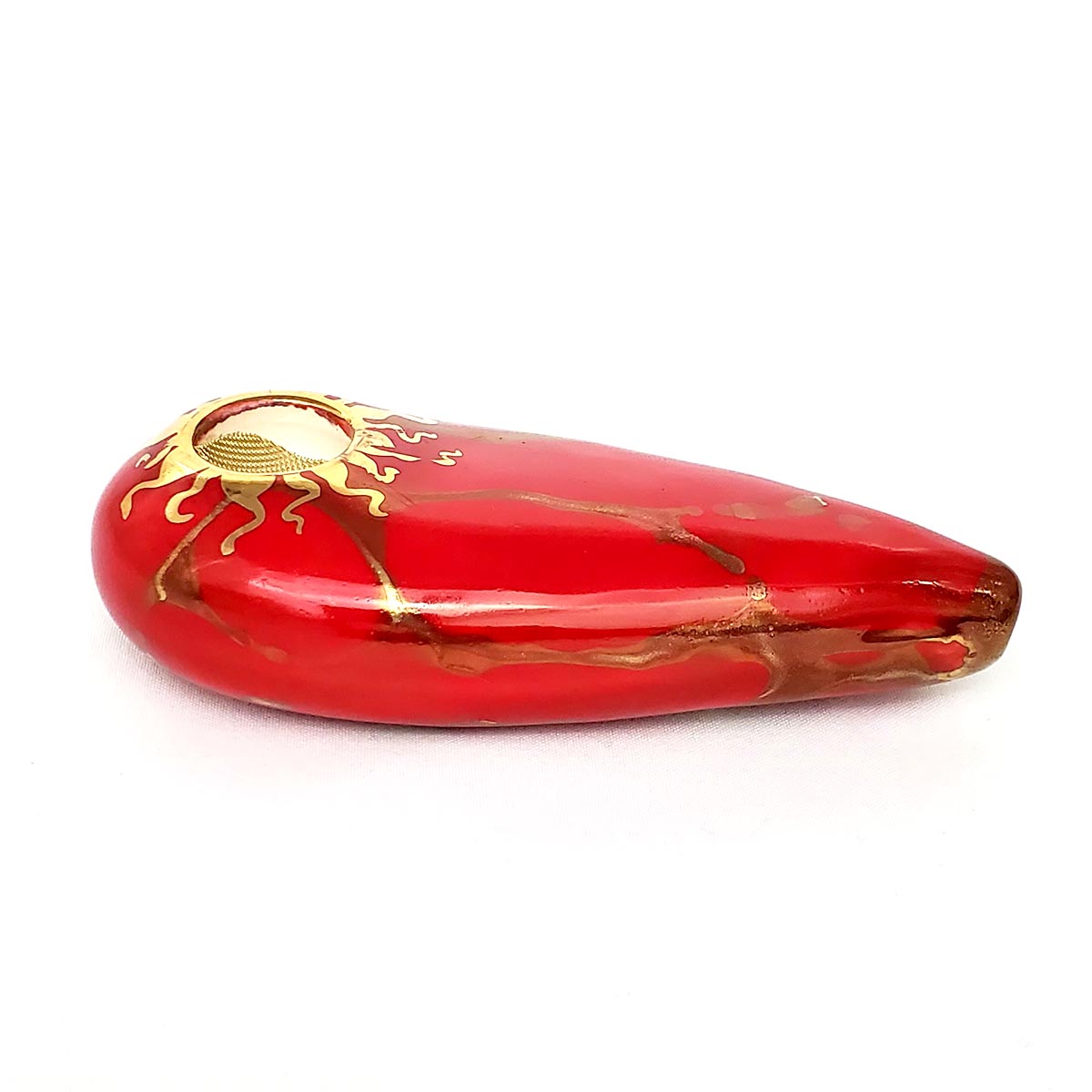 Ceramic Hand Pipe - Quantum Scientific Glass