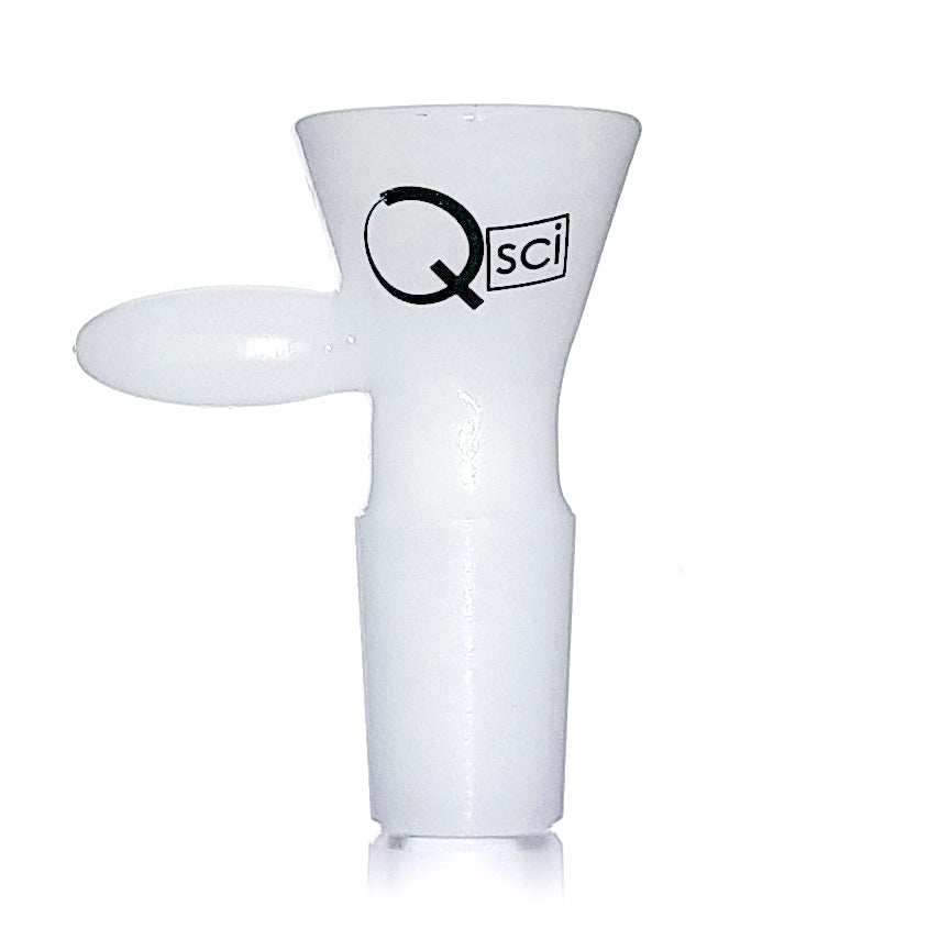 Quantum Sci 18mm White Glass Bowl - Quantum Scientific Glass