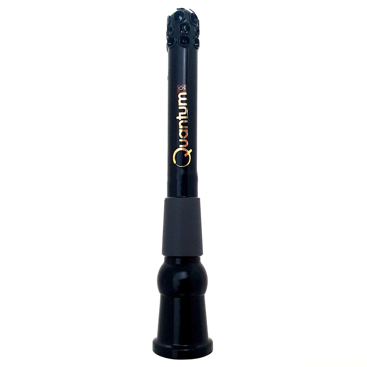 Quantum Sci Glass Downstem - Black 18mm female - Quantum Scientific Glass