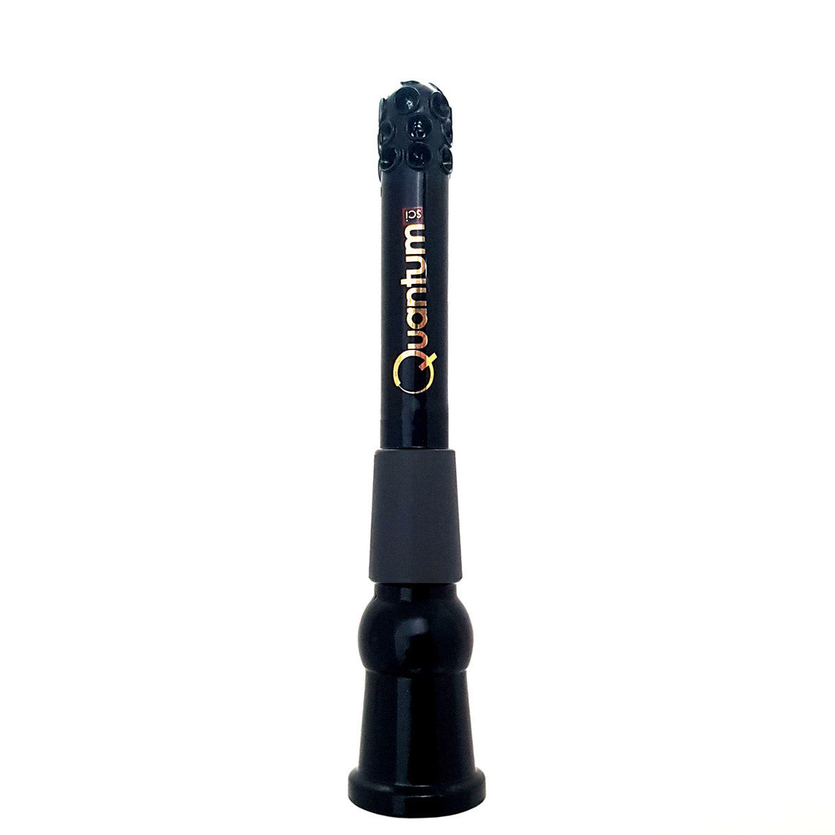 Quantum Sci Glass Downstem - Black 18mm female - Quantum Scientific Glass