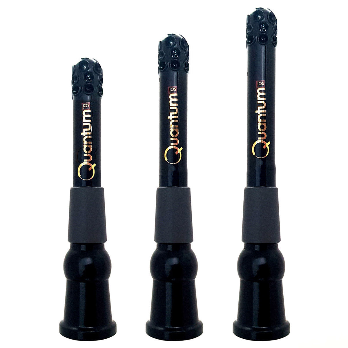 Quantum Sci Glass Downstem - Black 18mm female - Quantum Scientific Glass