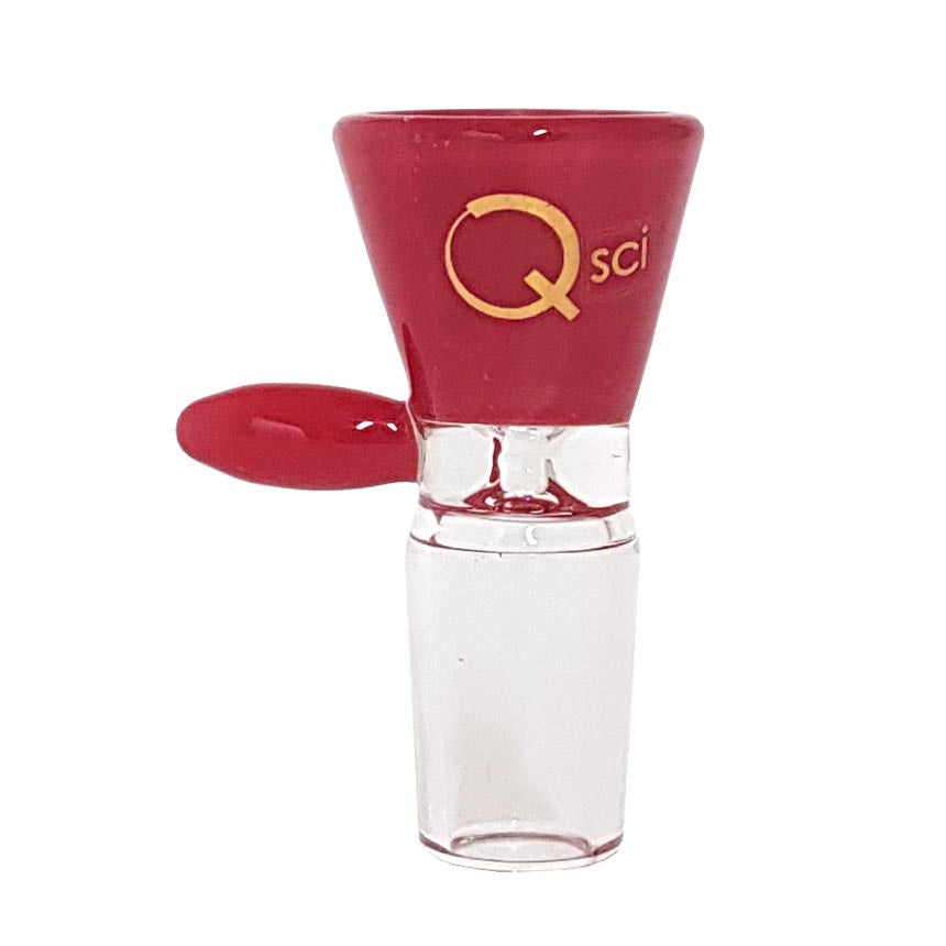 Quantum Sci 18mm Red Glass Bowl - Quantum Scientific Glass