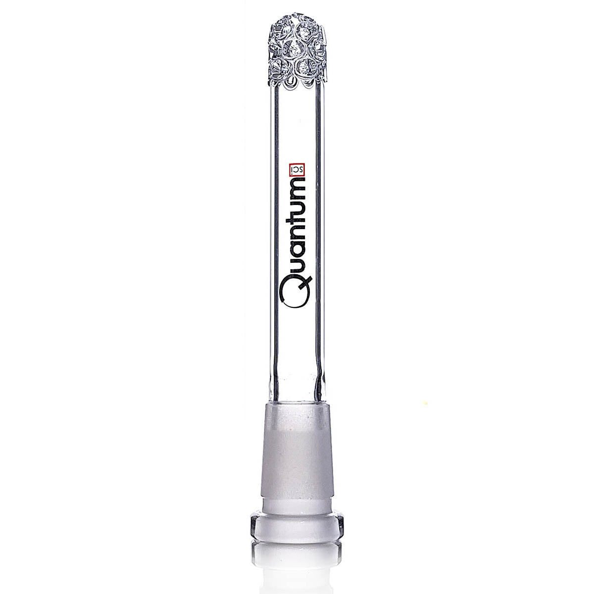 Quantum Sci Glass Downstem - Clear - Quantum Scientific Glass