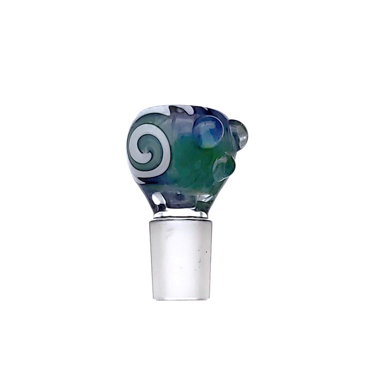 Swirly Trip Grip Glass Bowl - Quantum Scientific Glass
