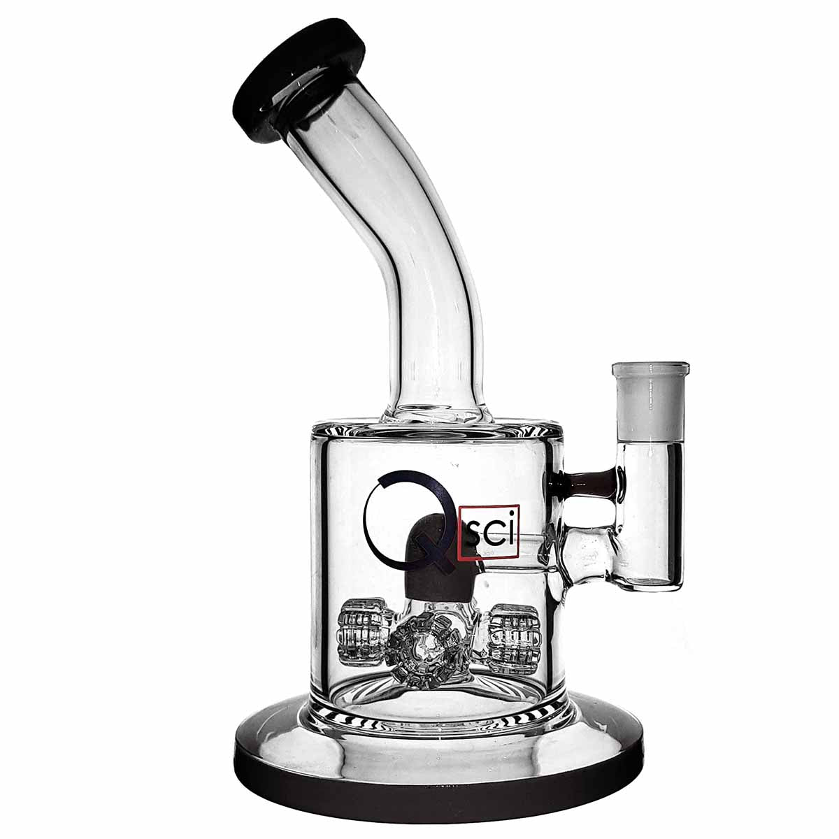 Quantum Sci Quadrant Percolator Water Pipe - Quantum Scientific Glass