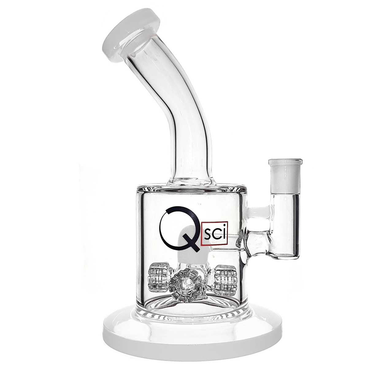 Quantum Sci Quadrant Percolator Water Pipe - Quantum Scientific Glass