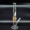 HiSi USJ2 Glass Water Pipe – Straight Bell Perc with Ice Pinch (15