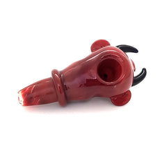 Handmade Glass Character Handpipe - Funny Devil