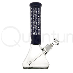 Diamond Gold Glass 14" Egyptian Hieroglyphic Water Pipe