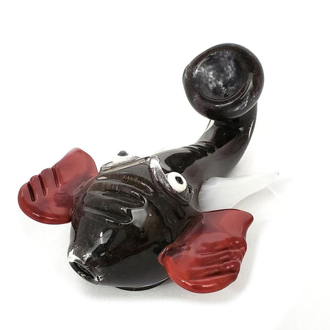 Elephant Head Glass Hand Pipe