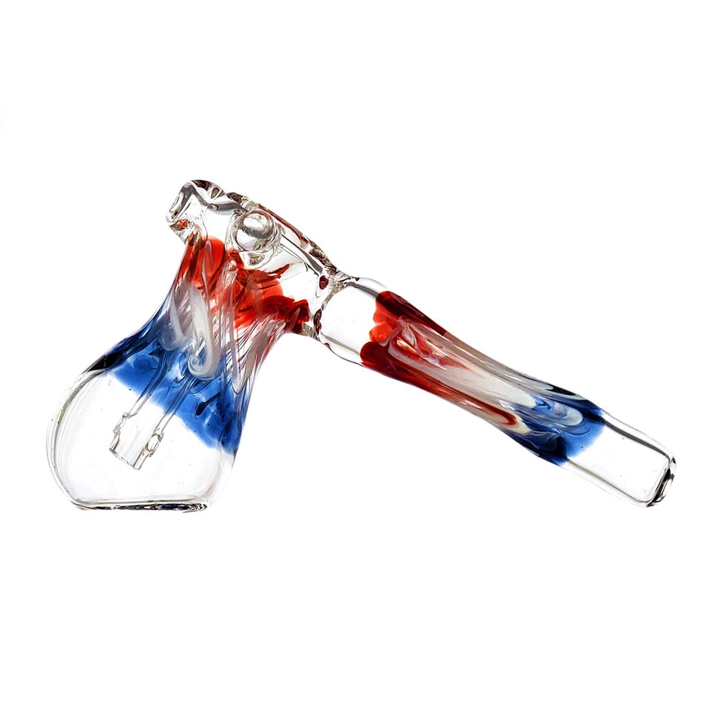 Best 7 Hammer Silicone Bubbler Hand Pipe with Glass Bowl