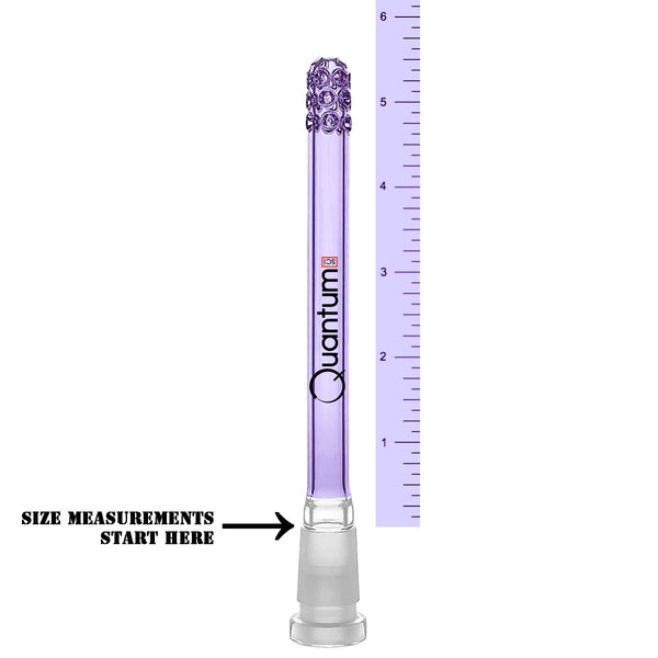 Quantum Sci Glass Downstem - Purple