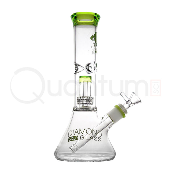 Diamond Gold Glass 11" Beaker