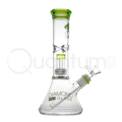 Diamond Gold Glass 11" Beaker