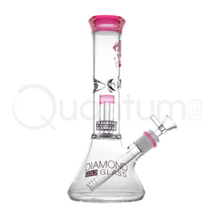 Diamond Gold Glass 11" Beaker