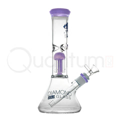 Diamond Gold Glass 11" Beaker