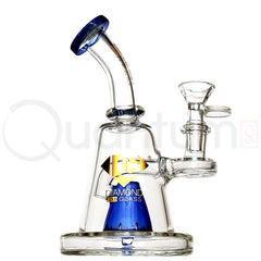 Diamond Gold Glass 6" Pyramid Banger Hanger