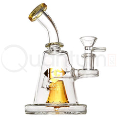 Diamond Gold Glass 6" Pyramid Banger Hanger
