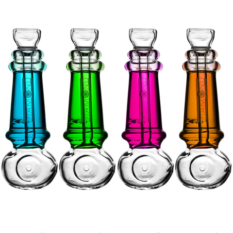 Diamond Gold Glass Freezable Gel Handpipes