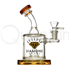 Diamond Gold Glass 7" Banger Hanger