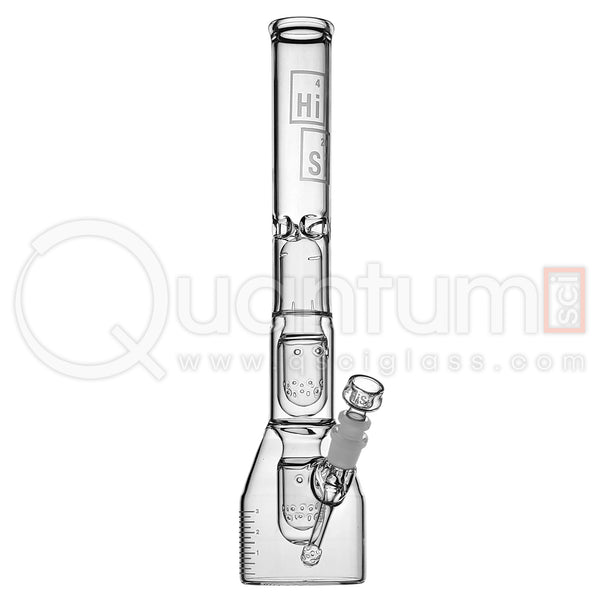 HiSi 16" Junior Triple Perc Glass Water Pipe UKJ3SG