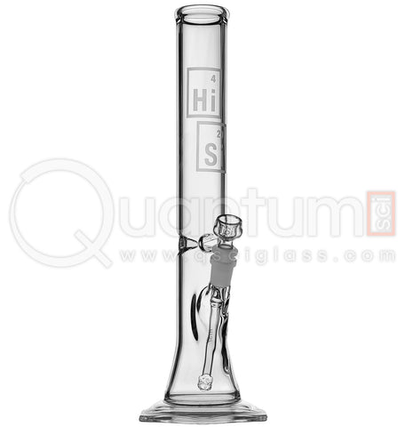 HiSi Glass 15" Straight Glass Bong S15